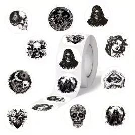 naklejki-mix-wzorow-i-kolorow-x500szt-czarno-biale-w-stylu-gotyckim