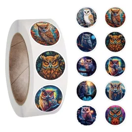 naklejki-mix-wzorow-i-kolorow-x500szt-sowy-w-nocy