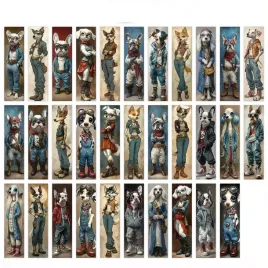 zakladka-do-ksiazek-papierowe-psy-buldogi-francuskie-x10szt