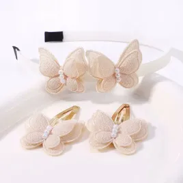 zestaw-dla-dziewczynek-opaska-ze-spineczkami-bezowe-motylki