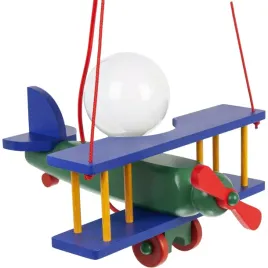 lampa-wiszaca-dziecieca-samolot-maly-drewno-buk-multikolor-e27