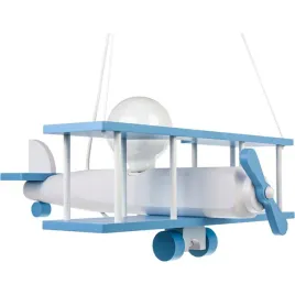 lampa-wiszaca-dziecieca-samolot-duzy-drewno-buk-blekitno-bialy-e27