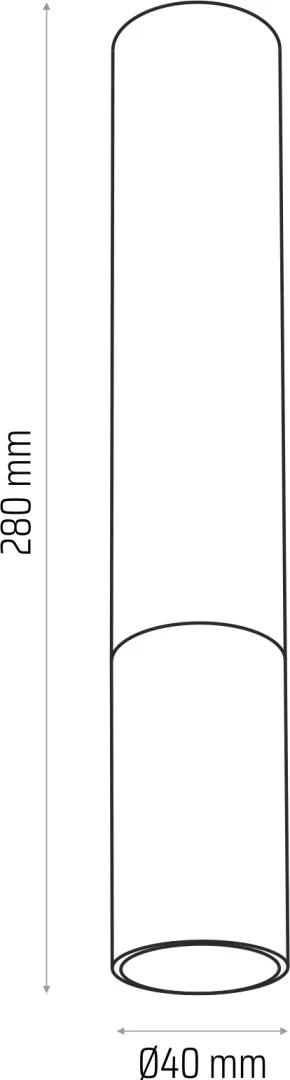 madera2-klosz-spot-28-cm-szary