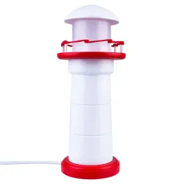 lampka-nocna-latarnia-drewno-szklo-czerwona-e14-retro-handmade