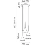 plafon-sufitowy-zen-drewno-lite-dab-3xe27-skandynawski-japandi-stan-opakowania-oryginalne