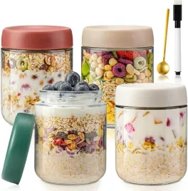 szklane-sloiki-z-pokrywkami-lunchboxy-na-owsianke-sniadanie-zestaw-4-sztuki