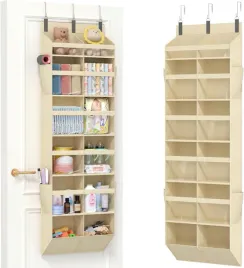 wiszacy-organizer-na-zabawki-akcesoria-pokoju-dzieciecego-6-poziomow-bezowy