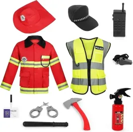 kostium-policjanta-strazaka-czapki-akceoria-zestaw-dla-dzieci-karnawal