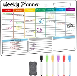 magnetyczna-tablica-planer-na-lodowke-suchoscieralna-mazaki-gabka-zestaw