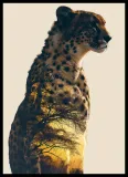 plakat-395x55cm-gepard-duch-sawanny-stan-nowy