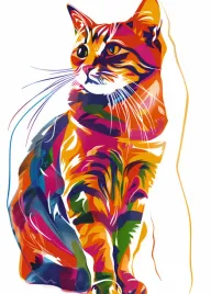 plakat-395x55cm-nasycony-kot