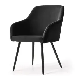 4x-welurowe-krzeslo-tapicerowane-gladkie-czarne-estelle-czarne-nogi