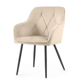 4x-welurowe-krzeslo-tapicerowane-pikowane-bezowe-diamante-czarne-nogi