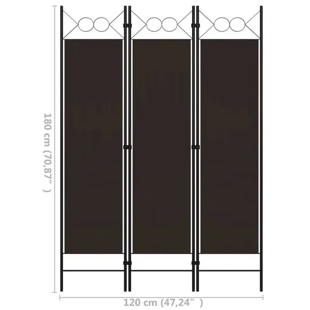 parawan-3-panelowy-brazowy-120x180cm-stan-nowy