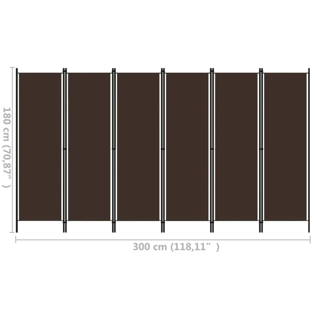 parawan-6-panelowy-brazowy-300-x-180-cm