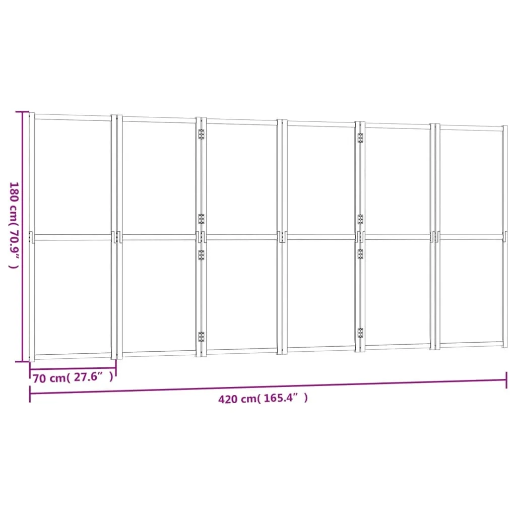 parawan-6-panelowy-czarny-420-x-180-cm-stan-nowy