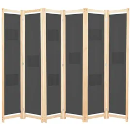 parawan-drewniany-6-panelowy-szary-240x170x4-cm