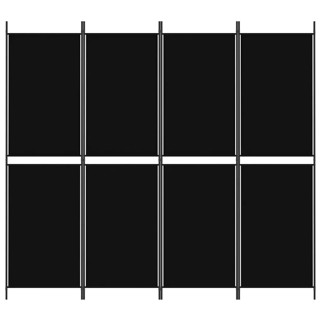 parawan-przegroda-200x180cm-czarny-stan-nowy