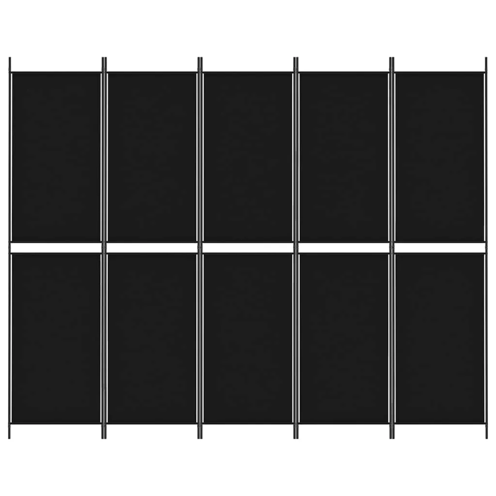 parawan-przegroda-250x200-cm-czarny-stan-nowy