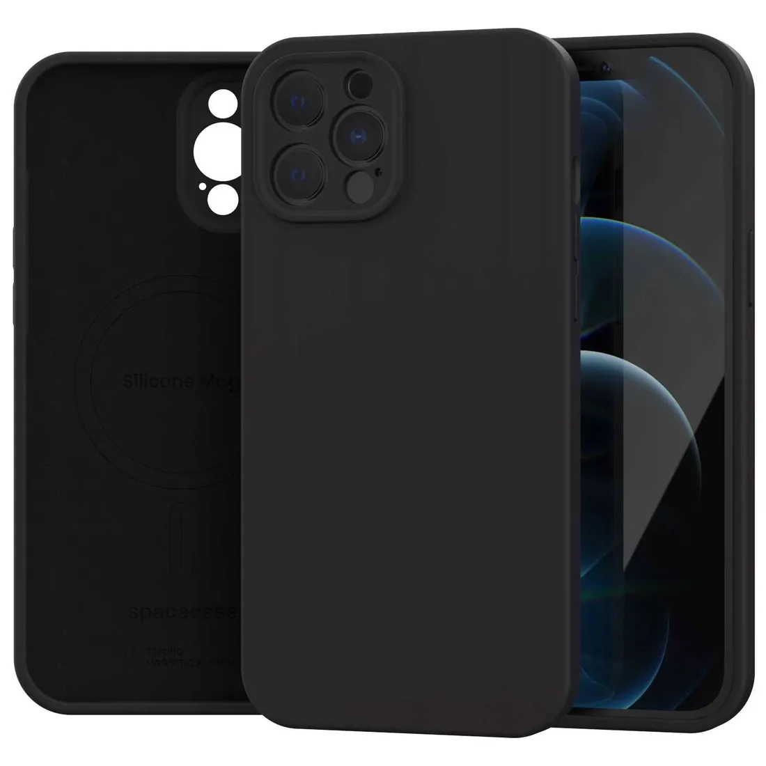 spacecase-silicone-mag-iphone-12-pro-max-black