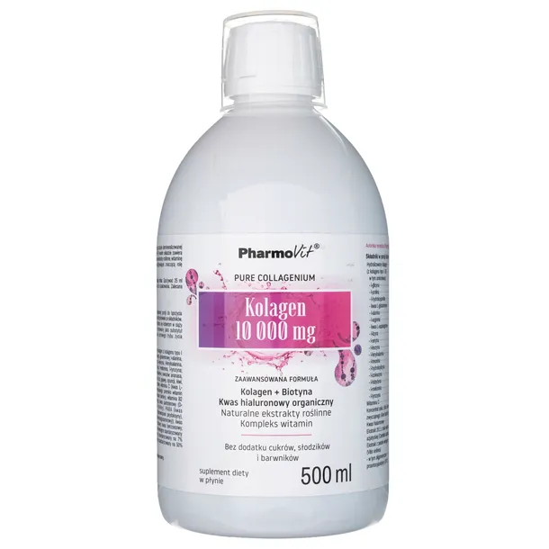 PHARMOVIT Kolagen 10000 mg do picia na stawy 500ml