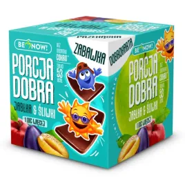porcja-dobra-kostka-z-niespodzianka-zabawka-16g-jablko-sliwka