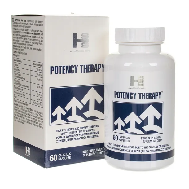 SHS POTENCY THERAPY DŁUGOTERMINOWA POPRAWA 60 KAP.