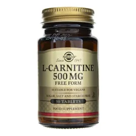 l-carnitine-500-mg-odchudzanie-redukcja-tkanki-tluszczowej-solgar-30-tabl