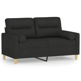 2-osobowa-sofa-z-poduszkami-czarna-120-cm-tkanina