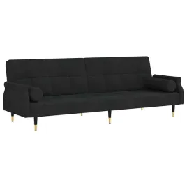 rozkladana-kanapa-aksamitna-czarna-216x89x70-cm
