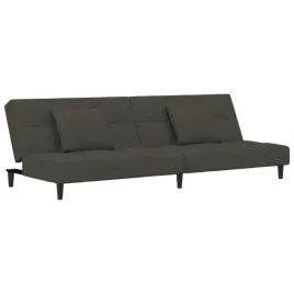rozkladana-sofa-2-osobowa-aksamitna-ciemnoszara-200x845x69cm
