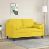 sofa-2-os-jasnozolta-z-poduszkami-138x77x80-cm-stan-nowy