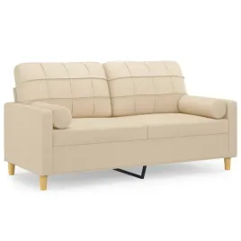 sofa-2-os-kremowa-z-poduszkami-dekoracyjnymi-158x77x80-cm