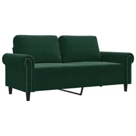 sofa-2-osobowa-aksamitna-ciemnozielona-172x77x80-cm