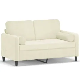 sofa-2-osobowa-aksamitna-kremowa-138x77x80-cm-2-poduszki-15x50-cm