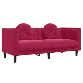 sofa-2-osobowa-aksamitna-winna-czerwien-1735x77x70-cm