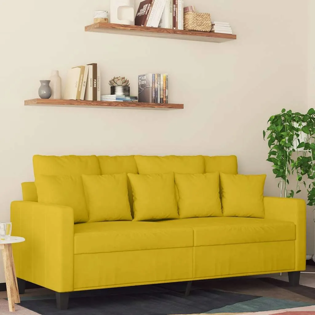 sofa-2-osobowa-aksamitna-zolta-158x77x80-cm