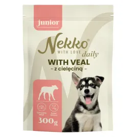 nekko-daily-junior-mokra-karma-dla-psa-szczeniat-cielecina-witaminy-300g