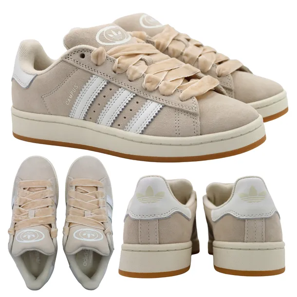 BUTY ADIDAS CAMPUS DAMSKIE SPORTOWE WYGODNE BEŻOWE IH4336 r. 42