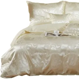 posciel-kremowa-atlasowa-220x200-2-poszewki-70x80-komplet