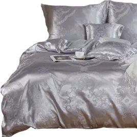 posciel-szara-atlasowa-220x200-2-poszewki-70x80-komplet