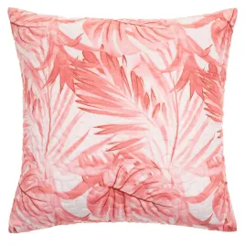 pudrowa-poszewka-do-narzuty-45x45-palmy-hibiscus