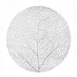 srebrna-podkladka-kuchenna-okragla-mata-stol-leaf