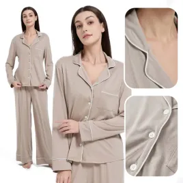 pizama-kobieca-elegancka-dwuczesciowa-przebranie-dlugie-taupe-biala-biza-l