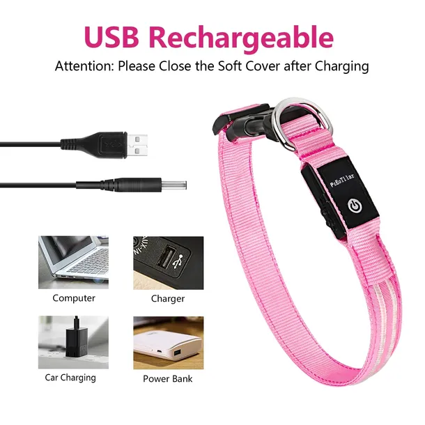 obroza-led-rozowa-m-rozmiar-m