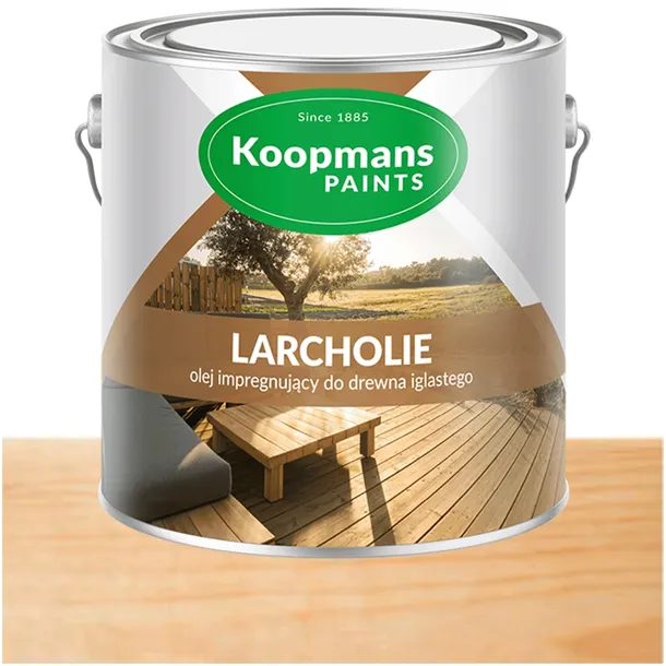 Koopmans LARCHOLIE olej do tarasu drewna iglastego 107 ZŁOTY KASZTAN 5L