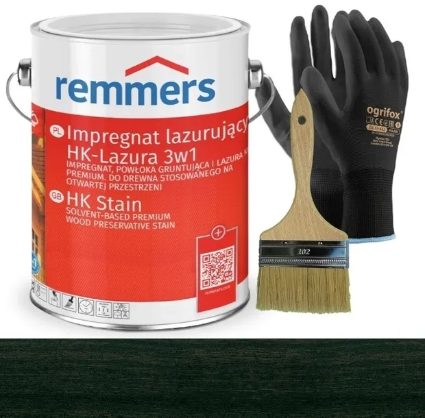 Remmers HK-LASUR Impregnat lazurujący do drewna HEBAN 20L - Hk-Lazura 3w1