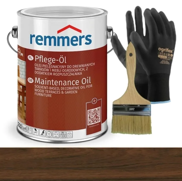 REMMERS Pflege-Ol Olej do drewna tarasu ORZECH 2,5L
