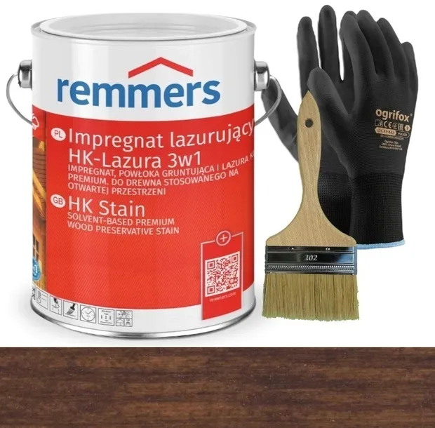 Remmers HK-LASUR Impregnat lazurujący 3w1 do drewna PALISANDER 2,5L