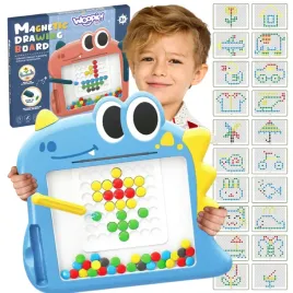 tablica-magnetyczna-dla-dzieci-woopie-montessori-magpad-dinozaur-pinezki